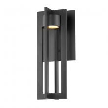 WAC WS-W48616-BK - CHAMBER Outdoor Wall Sconce Light