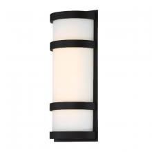 WAC WS-W52614-BK - LATITUDE Outdoor Wall Sconce Light