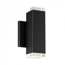 WAC WS-W61808-BK - BLOCK Outdoor Wall Sconce Light