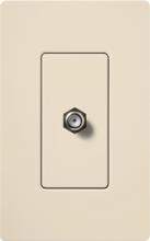 Lutron CA-CJ-LA - CLARO CABLE TV JACK LIGHT ALMOND