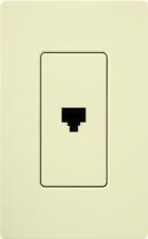 Lutron CA-PJ-AL - CLARO TELEPHONE JACK 6 CONDUCTOR ALMOND