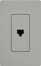 Lutron CA-PJ-GR - CLARO TELEPHONE JACK 6 CONDUCTOR GRAY