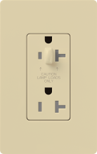 Lutron CAR-15-HDTR-IV-C - CLARO 15A TPR RSIST HALF DIM RCPT IV CSA
