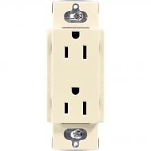 Lutron CAR-15-AL - CLARO 15A RECEPTACLE ALMOND