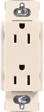 Lutron CAR-15-LA - 15A CLARO RECEPTACLE, LIGHT AL