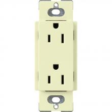 Lutron CARS-15-TR-AL - CA 15A TAMPER RESIST RECP ALMOND