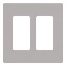Lutron CW-2-GR - CLARO WALLPLATE 2 GNG GR