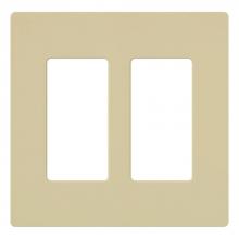 Lutron CW-2-IV - CLARO WALLPLATE 2 GNG IV