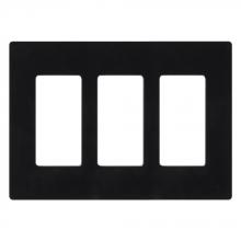 Lutron CW-3-BL - CLARO WALLPLATE 3 GNG BL