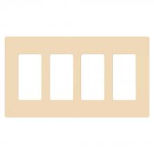 Lutron CW-4-IV - CLARO WALLPLATE 4 GNG IV