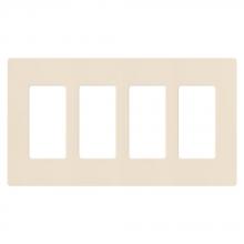 Lutron CW-4-LA - CLARO WALLPLATE 4 GNG LIGHT