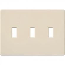 Lutron FG-3-LA - FASSADA WP, 3-GANG, LIGHT ALMOND
