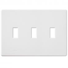 Lutron FG-3-WH - FASSADA WP, 3-GANG, WHITE