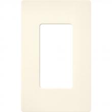 Lutron SC-1-BI - SATIN COLOR 1-GANG WALLPLATE BISCUIT