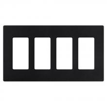 Lutron SC-4-MN - SATIN COLOR 4-GANG WALLPLATE MIDNIGHT