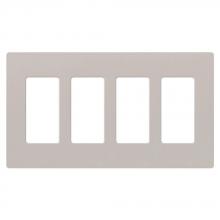 Lutron SC-4-TP - SATIN COLOR 4-GANG WALLPLATE TAUPE