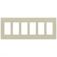 Lutron SC-6-CY - SATIN WALLPLATE 6G CY