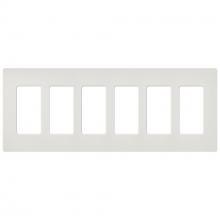 Lutron SC-6-LG - SATIN WALLPLATE 6G LG