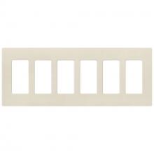 Lutron SC-6-PM - SATIN WALLPLATE 6G PM