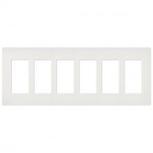 Lutron SC-6-RW - SATIN WALLPLATE 6G RW