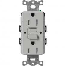 Lutron SCR-15-GFST-PB - SATIN 15A GFCI REC PB
