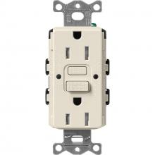 Lutron SCR-15-GFST-PM - SATIN 15A GFCI REC PM