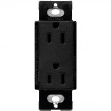 Lutron SCR-15-MN - SATIN COLOR 15 AMP RECEPTACLE MIDNIGHT