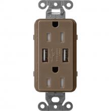 Lutron SCR-15-UBTR-EP - SATIN 15A USB REC EP