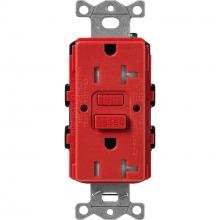 Lutron SCR-20-GFST-SR - SATIN 20A GFCI REC SR