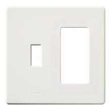 Lutron FG-2-TD-WH - FASSADA WP, 2-GANG, COMBO TRAD/DSGNR, WH