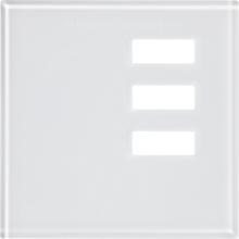 Lutron LFGI-3B-F-CWH - FP GLASS 3B