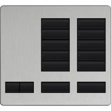 Lutron LFK-T10RL-CLA - LARGE 10 BUTTON FACEPLATE KIT CLA