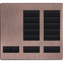 Lutron LFK-T10RL-QZ - LARGE 10 BUTTON FACEPLATE KIT QZ
