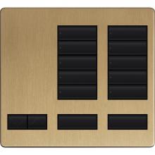 Lutron LFK-T10RL-SB - LARGE 10 BUTTON FACEPLATE KIT SB