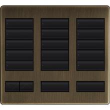 Lutron LFK-T15RL-QB - LARGE 15 BUTTON FACEPLATE KIT QB
