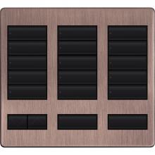 Lutron LFK-T15RL-QZ - LARGE 15 BUTTON FACEPLATE KIT QZ