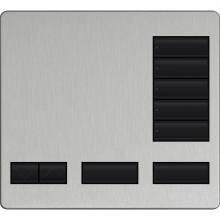 Lutron LFK-T5RL-CLA - LARGE 5 BUTTON FACEPLATE KIT CLA