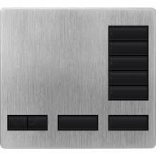 Lutron LFK-T5RL-SC - LARGE 5 BUTTON FACEPLATE KIT SC
