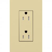 Lutron LTR-15-TR-IV - DUPLEX 15A TR RECEPTACLE IV NO FP
