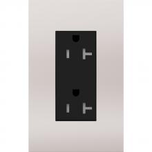 Lutron LTR-F20-TR-BC - DUPLEX 20A TR RECEPTACLE BC FP