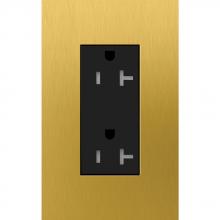 Lutron LTR-F20-TR-SB - DUPLEX 20A TR RECEPTACLE SB FP