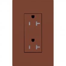 Lutron LTR-F20-TR-SI - DUPLEX 20A TR RECEPTACLE SI FP