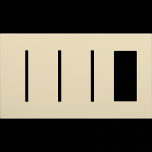 Lutron LWT-GGGT-BE - NW AR WP 3 GFK T, 1 ACC PLDM OPNG IN BE
