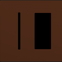 Lutron LWT-GT-SI - NW AR WP 1 GFK T, 1 ACC PLDM OPNG IN SI