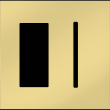 Lutron LWT-TG-BB - NW AR WP 1 ACC PLDM, 1 GFK T OPNG IN BB