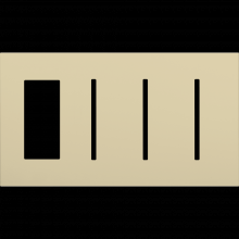Lutron LWT-TGGG-IV - NW AR WP 1 ACC PLDM, 3 GFK T OPNG IN IV