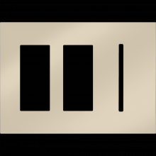 Lutron LWT-TTG-BN - NW AR WP 2 ACC PLDM, 1 GFK T OPNG IN BN