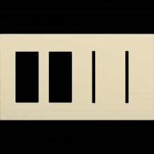 Lutron LWT-TTGG-BE - NW AR WP 2 ACC PLDM, 2 GFK T OPNG IN BE