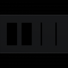 Lutron LWT-TTGG-BL - NW AR WP 2 ACC PLDM, 2 GFK T OPNG IN BL
