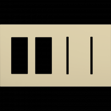 Lutron LWT-TTGG-IV - NW AR WP 2 ACC PLDM, 2 GFK T OPNG IN IV